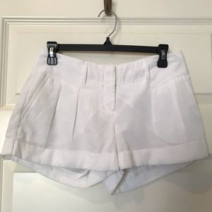 Dressy White Shorts